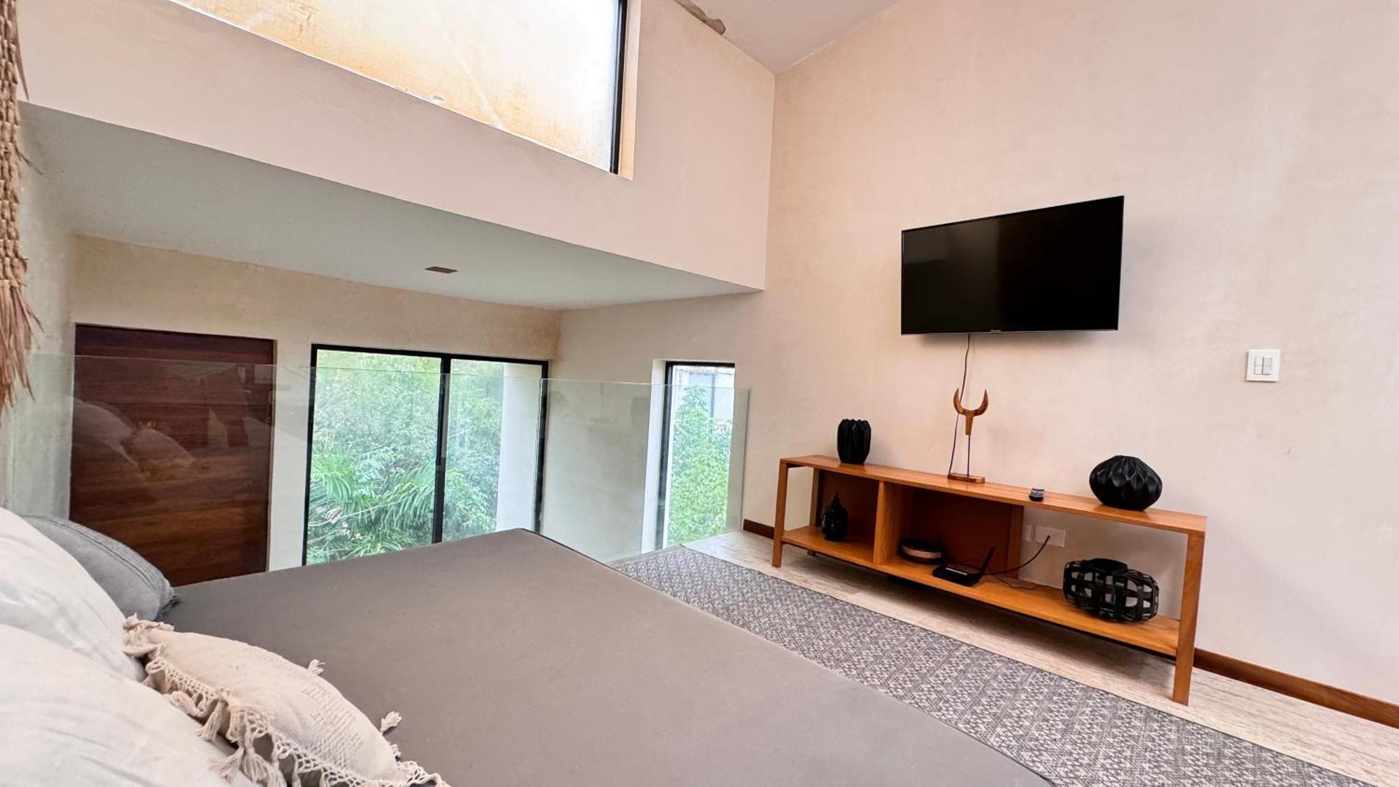 Jungle Penthouse With *private Plunge Pool*/aldea Zama Appartement