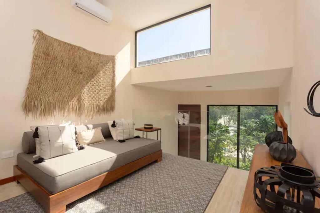 Jungle Penthouse With *private Plunge Pool*/aldea Zama Appartamento Tulum